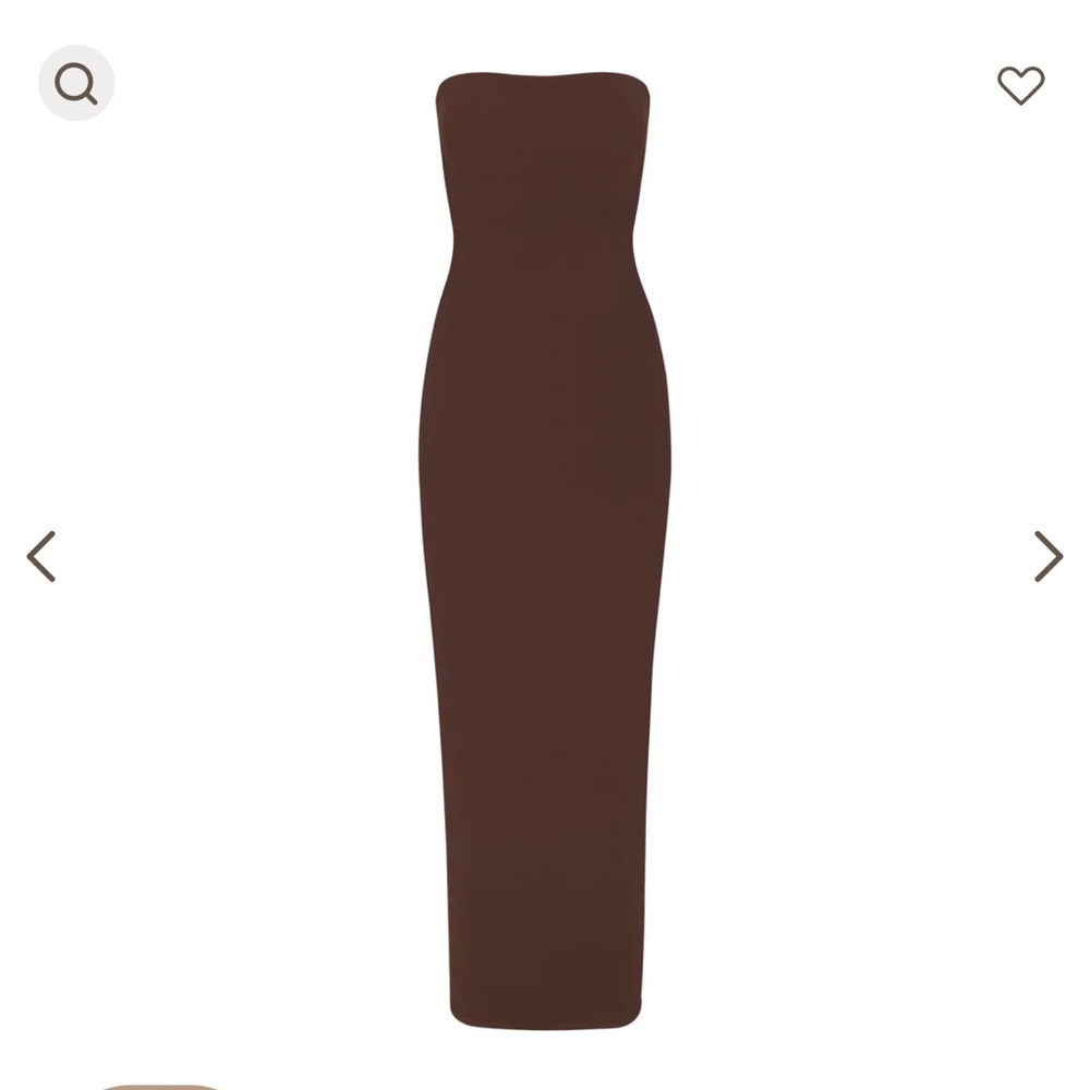 Skims fits every body tube dress in brown NWT … sold out online
